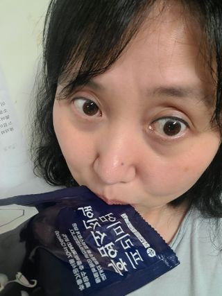 참앤들황토농원 국내산 흑염소를 정성스럽게 담은, 프리미엄 흑염소 진액 70ml x 30포 1박스 — 5점을 준 리뷰어가 2023년 1월 올린 사용 사진