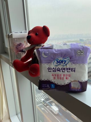 LG유니참 쏘피SOFY [SOFY] 안심숙면팬티 리뉴얼 — 5점을 준 리뷰어가 2021년 3월 올린 사용 사진