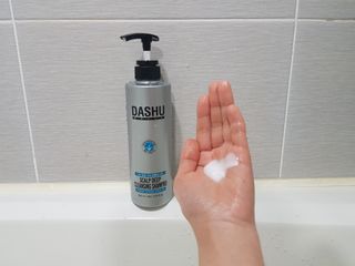 다슈코리아 다슈 데일리 두피 딥 클렌징 샴푸 500ml — 3.5점을 준 리뷰어가 2021년 1월 올린 사용 사진