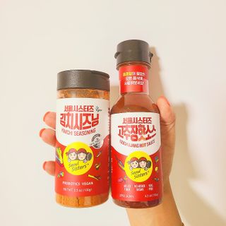 [서울시스터즈] 김치시즈닝 국내 최초 뿌려먹는 김치파우더 100g 1개+ 신제품 고추장 핫소스 185g 1개 — 5점을 준 리뷰어가 2021년 9월 올린 사용 사진