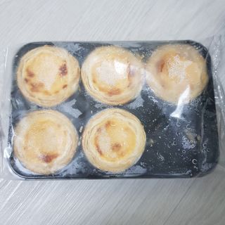 디앙뜨 포르투갈 에그타르트 오리지널 맛+패션후르츠+초콜릿타르트 맛 중 택1 — 5점을 준 리뷰어가 2021년 8월 올린 사용 사진