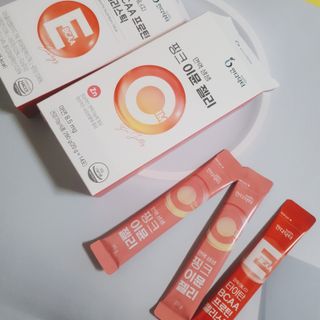 인디닥터 면역 생생 핑크 이뮨 젤리 + 타이탄 BCAA 프로틴 젤리스틱 — 5점을 준 리뷰어가 2022년 3월 올린 사용 사진