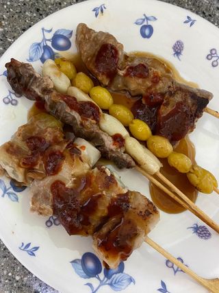 [다물꼬치] 모듬꼬치 10개 +데리야끼소스120g+매운고추소스120g — 5점을 준 리뷰어가 2021년 11월 올린 사용 사진