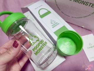 [푸푸몬스터](선물세트) 비건 펫 데오 스프레이(탈취제) 500ml (유향/무향 택 1)+산책 물통+메시지카드 — 4점을 준 리뷰어가 2022년 8월 올린 사용 사진