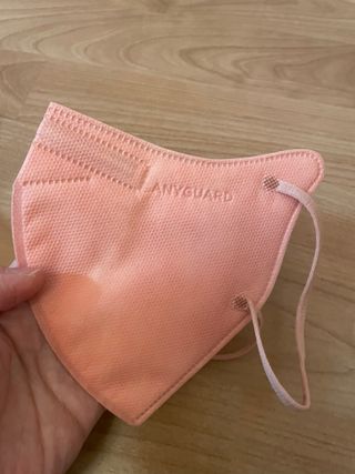 애니가드 셋업마스크 4컬러 각 10매입 [크리미베이지, 캐시미어로즈, 초콜렛브라운, 미드나잇네이비] — 5점을 준 리뷰어가 2022년 2월 올린 사용 사진