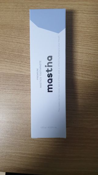 매스티나 프리미엄 매스티스 치약 — 4점을 준 리뷰어가 2021년 5월 올린 사용 사진