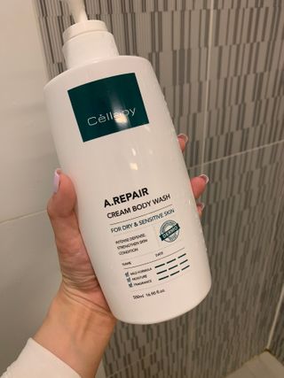 셀라피 에이리페어 크림 바디 워시 2세대 500ml — 5점을 준 리뷰어가 2021년 1월 올린 사용 사진