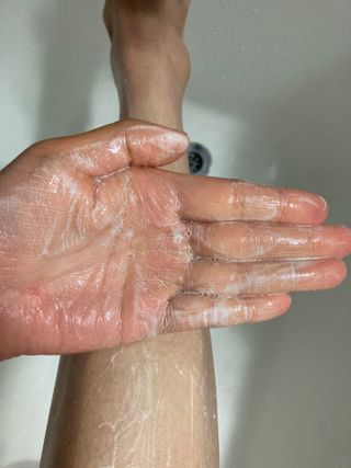 벨먼 내추럴스파 수분광채 스크럽 바디워시 600ml 5종 — 5점을 준 리뷰어가 2022년 5월 올린 사용 사진