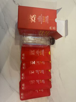 클린24시간 레드박스 1BOX(5포) + 전용보틀(500ml) — 4점을 준 리뷰어가 2024년 1월 올린 사용 사진