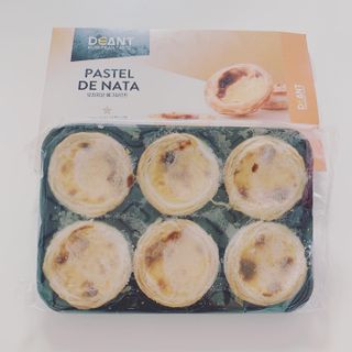 디앙뜨 포르투갈 에그타르트 오리지널 맛+패션후르츠+초콜릿타르트 맛 중 택1 — 4점을 준 리뷰어가 2021년 8월 올린 사용 사진