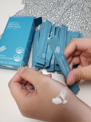 클린24시간 슬림앤유산균 1박스 (3.5g X 15포) — 5점을 준 리뷰어가 2023년 5월 올린 사용 사진
