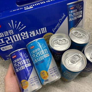 한미사이언스 [한미] 스파클링 프리미엄 레시피 (카페인, 제로카페인 2종)각5개총10개제공 — 5점을 준 리뷰어가 2025년 2월 올린 사용 사진