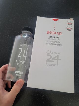 클린24시간 1BOX(5포) + 전용보틀(500ml) — 5점을 준 리뷰어가 2023년 3월 올린 사용 사진