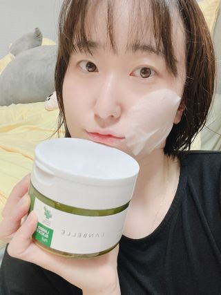 랑벨 랑바이오 블랙 시카 퀵 패드 100매 (3초 쿨링/3분 흡수, 블랙비 프로폴리스/시카 4종 함유, 대용량) — 5점을 준 리뷰어가 2022년 5월 올린 사용 사진