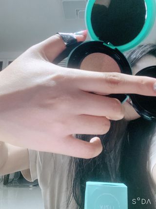 리즐리 씨슬릭 톤업 쿨링 쿠션 15g — 4점을 준 리뷰어가 2021년 7월 올린 사용 사진