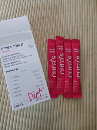 [큐라에스] 최신 다이어트 원료! 6중 기능성 더블컷팅 126g(2주일 분) — 5점을 준 리뷰어가 2023년 12월 올린 사용 사진
