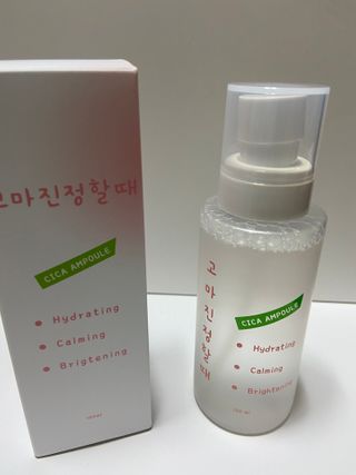 [시카앰플] 묘오한 고마진정할때 진정 스프레이 앰플 150ml — 5점을 준 리뷰어가 2021년 1월 올린 사용 사진