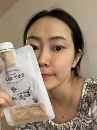 헤이빈즈 식사대용 식물성단백질 다이어트쉐이크 파우치 5일분 — 5점을 준 리뷰어가 2023년 3월 올린 사용 사진