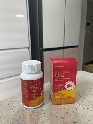 서울약사신협 간건강 실리마린 밀크씨슬 800mg, 60정 — 5점을 준 리뷰어가 2021년 11월 올린 사용 사진