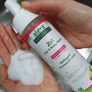 알레바 내츄럴 2in1 헤어 바디워시 — 5점을 준 리뷰어가 2021년 2월 올린 사용 사진