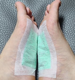 [레제르] 아로마 수액패치 발패치 30매입 -라벤더향/유칼립투스향/대나무향 — 5점을 준 리뷰어가 2022년 3월 올린 사용 사진