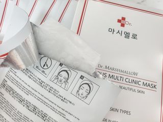 닥터마시멜로 마블러스 멀티 클리닉 마스크 — 5점을 준 리뷰어가 2021년 4월 올린 사용 사진
