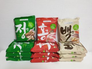[풀무원] 자연은맛있다 정면, 백면, 홍면  세트 — 5점을 준 리뷰어가 2021년 4월 올린 사용 사진