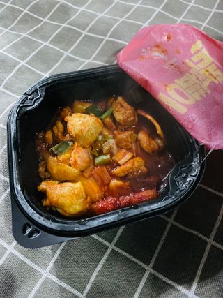 한성기업 무볼레 닭떡볶이+해물떡볶이 2종 세트 — 5점을 준 리뷰어가 2021년 10월 올린 사용 사진