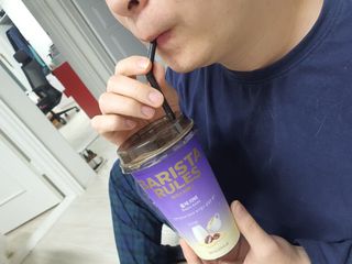 바리스타룰스 돌체 라떼 — 5점을 준 리뷰어가 2023년 4월 올린 사용 사진