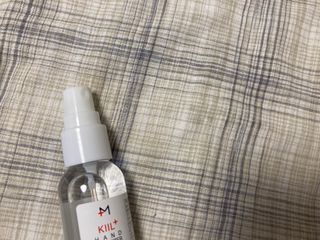 [엠메이데이] 그린티 피톤치드 감쪽같이 500ml + 손소독액 50ml — 4.5점을 준 리뷰어가 2022년 2월 올린 사용 사진