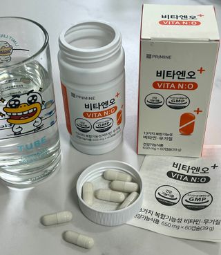프리마인 성큼다가온 봄, 이너뷰티를 챙겨야 피부도 화사하게, 컨디션도 활기차게. 흡수율을 높인 고효율 비타민. — 5점을 준 리뷰어가 2022년 12월 올린 사용 사진