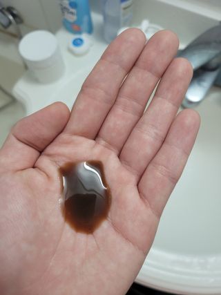 헤어플러스 콴디 플러피 클라우드 버블 팩 클렌저 — 5점을 준 리뷰어가 2021년 6월 올린 사용 사진