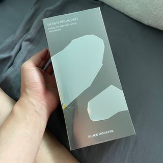 블랙몬스터 다운펌 프로 키트 — 4점을 준 리뷰어가 2021년 8월 올린 사용 사진