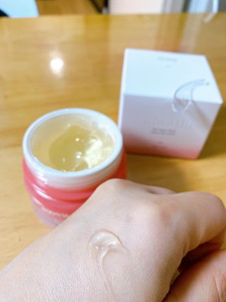 SOONWITH 바이오 수퍼 아쿠아 하이드로 젤 크림 — 5점을 준 리뷰어가 2021년 3월 올린 사용 사진