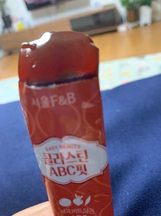 서울에프엔비 콜라스틴 3종 뷰티젤리스틱 45입 [ABC핏 15입 /  석류핏 15입 / 청스피루리나 15입] — 4.5점을 준 리뷰어가 2021년 9월 올린 사용 사진