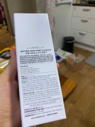랑벨 내츄럴 딥 포어 클렌저 210ml (저자극 약산성 천연 클렌징 젤) — 4점을 준 리뷰어가 2022년 10월 올린 사용 사진