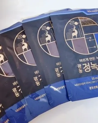 광동생활건강 [광동] 바르게 만든 녹용, 광동정녹청 30포. — 5점을 준 리뷰어가 2022년 6월 올린 사용 사진