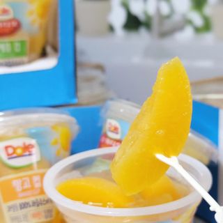돌 MF[Dole] 파인애플컵/망고컵/복숭아컵 198g 6입X1박스 (맛 1가지 랜덤 발송) — 5점을 준 리뷰어가 2023년 6월 올린 사용 사진