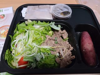 참살이도시락 작심삼일 샐러드도시락 3개 맛보기 새벽배송 또는 택배배송 — 5점을 준 리뷰어가 2021년 8월 올린 사용 사진