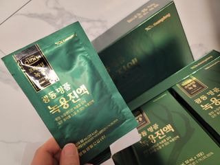 광동생활건강 광동 명품 녹용진액 50mL x 30포 — 5점을 준 리뷰어가 2023년 4월 올린 사용 사진