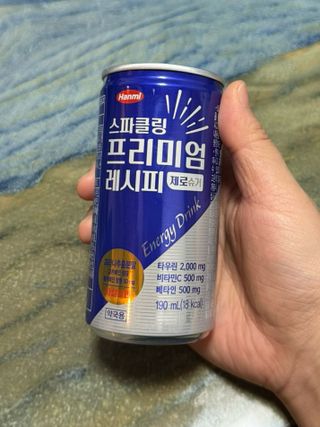 한미사이언스 [한미] 스파클링 프리미엄 레시피 (카페인, 제로카페인 2종)각5개총10개제공 — 5점을 준 리뷰어가 2025년 1월 올린 사용 사진