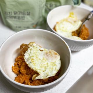 [푸딩팩토리] 요잇조잇 닭갈비 닭가슴살/김치 닭가슴살 곤약볶음밥 2종 (김치볶음밥 2개 닭갈비 볶음밥 1개) — 5점을 준 리뷰어가 2022년 7월 올린 사용 사진
