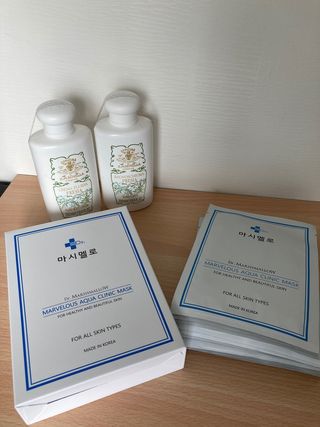 닥터마시멜로 닥터마스멜로 마블러스 아쿠아 클리닉 마스크 — 5점을 준 리뷰어가 2021년 6월 올린 사용 사진