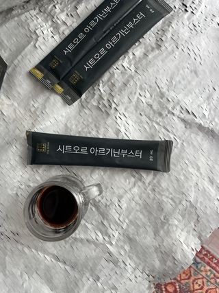 더리틀스 시트오르 아르기닌부스터 — 5점을 준 리뷰어가 2022년 11월 올린 사용 사진