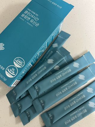 클린24시간 슬림앤유산균 1박스 (3.5g X 15포) — 5점을 준 리뷰어가 2023년 5월 올린 사용 사진