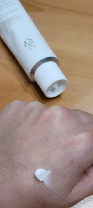 아토스탠다드 베이비크림 — 5점을 준 리뷰어가 2021년 1월 올린 사용 사진