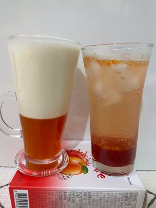 [복음자리] 바리스타 패키지 2종 랜덤발송 (딸기스무디 스틱+샤인머스캣에이드 or 망고스무디+자몽에이드) — 3.5점을 준 리뷰어가 2022년 6월 올린 사용 사진