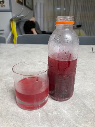 트롯전통식혜 트롯레드비트식혜 1리터 +500리터 — 5점을 준 리뷰어가 2021년 5월 올린 사용 사진