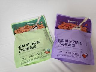 [푸딩팩토리] 요잇조잇 닭갈비 닭가슴살/김치 닭가슴살 곤약볶음밥 2종 (김치볶음밥 2개 닭갈비 볶음밥 1개) — 5점을 준 리뷰어가 2022년 8월 올린 사용 사진
