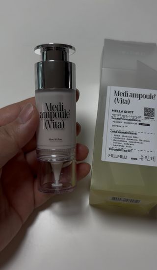 📷프리 (인스타체험단) [밀리밀리] 메디 앰플 비타 15ml — 5점을 준 리뷰어가 2025년 9월 올린 사용 사진